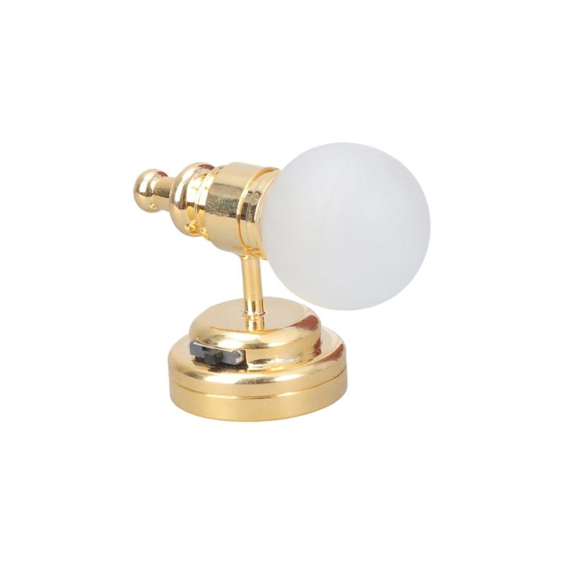 Sconce Bedroom Wall Lamp Miniature Furniture Model Doll Houses Accessory Realistic Lighting Toy Playset 1:12 1
Sconce Bedroom Wall Lamp Miniature Furniture Model Doll Houses Accessory Realistic Lighting Toy Playset 1:12 1