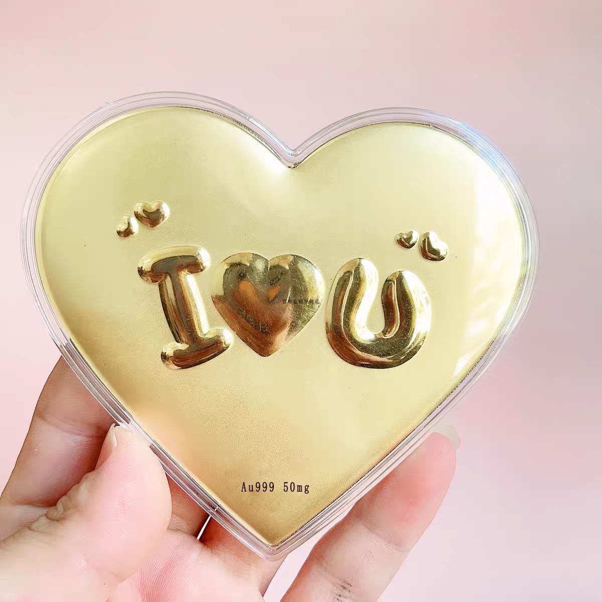 999 Pure Gold Heart-Shaped Ornament Gift, Perfect for Girlfriend on Qixi Festival or Valentine s Day.
999 Pure Gold Heart-Shaped Ornament Gift, Perfect for Girlfriend on Qixi Festival or Valentine s Day.