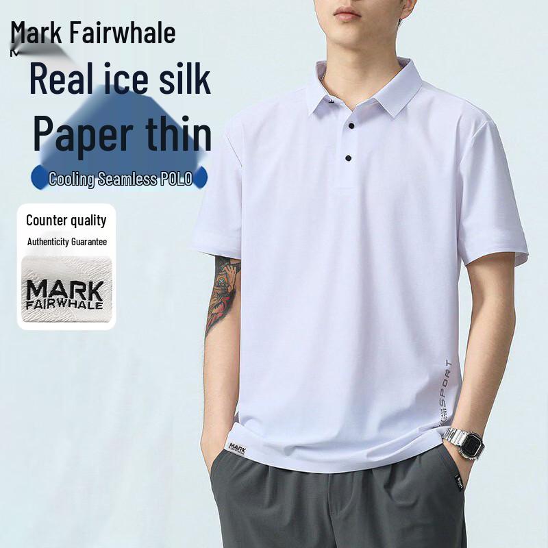 MARK FAIRWHALE Men s Ice Silk Lapel Polo Shirt 2XL
MARK FAIRWHALE Men s Ice Silk Lapel Polo Shirt 2XL