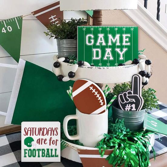 1 Set Tiered Letter Design Tray Decor Creative Pattern Decorative Rugby Sign Tiered Tray Ornament Decor Scene
1 Set Tiered Letter Design Tray Decor Creative Pattern Decorative Rugby Sign Tiered Tray Ornament Decor Scene