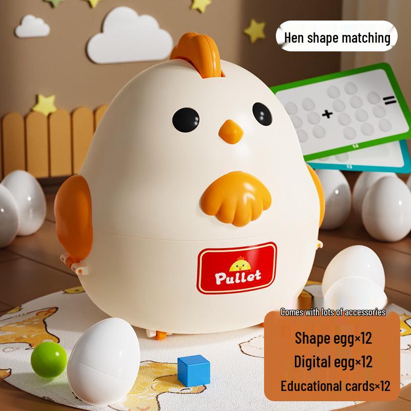 Умное яйцо Монтессори: Детская развивающая познавательная игрушка Chicken Shape Matching English Color Box
Умное яйцо Монтессори: Детская развивающая познавательная игрушка Chicken Shape Matching English Color Box