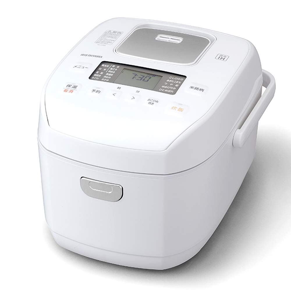 Iris Ohyama Rice Cooker Pressure IH Cups 40 Different Types of Cooking Function Extra Thick Pot White 5.5 RC-PD50-W білий
Iris Ohyama Rice Cooker Pressure IH Cups 40 Different Types of Cooking Function Extra Thick Pot White 5.5 RC-PD50-W білий