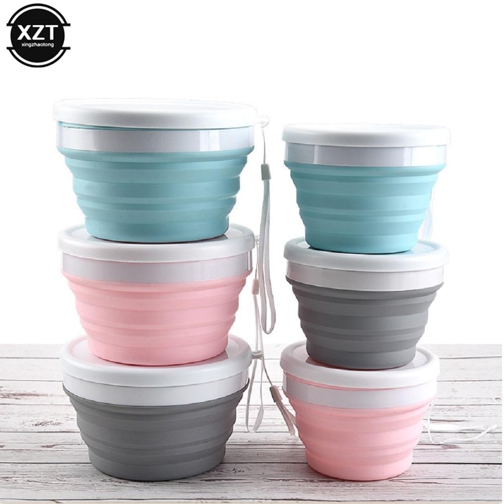 Silicone Foldable Bowl Portable Tableware Bowls Food Container Salad Dish Camping Travel Outdoor Food Bowl With Lid For Kitchen
Silicone Foldable Bowl Portable Tableware Bowls Food Container Salad Dish Camping Travel Outdoor Food Bowl With Lid For Kitchen