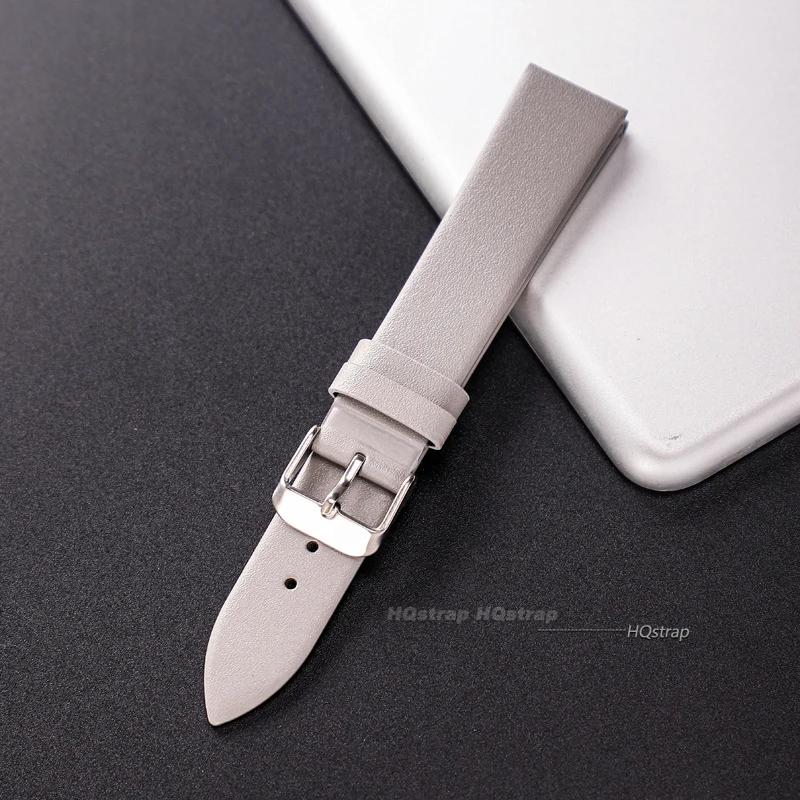Ultra-thin Genuine Leather Watchband for Women Watch Belt Wristwatches Band Red White Black 12mm 14mm 16mm 18mm 20mm 22mm Strap 22mm сірий
Ultra-thin Genuine Leather Watchband for Women Watch Belt Wristwatches Band Red White Black 12mm 14mm 16mm 18mm 20mm 22mm Strap 22mm сірий