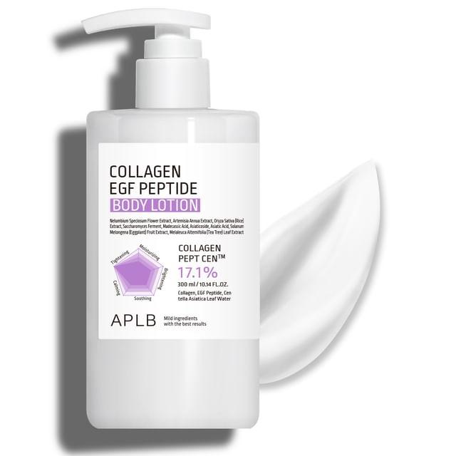APLB - Collagen EGF Peptide Body Lotion 300ml
APLB - Collagen EGF Peptide Body Lotion 300ml