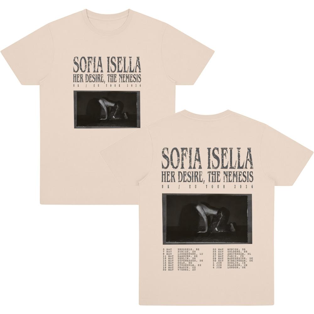 Sofia Isella Her Desire The Nemesis Tour 2026 T Shirts Women Men Cotton Short Sleeve Tees Gothic Aesthetic Clothing Summer Tops XS пісочний
Sofia Isella Her Desire The Nemesis Tour 2026 T Shirts Women Men Cotton Short Sleeve Tees Gothic Aesthetic Clothing Summer Tops XS пісочний