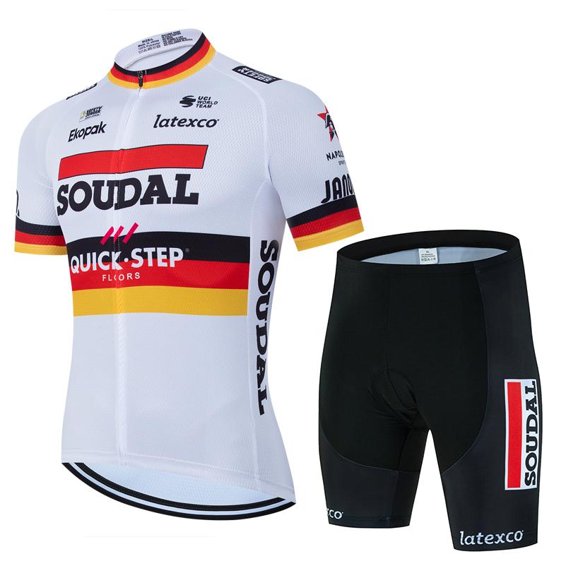 New 2026 SOUDAL Quick Step Men Summer Short Sleeve Cycling Jersey Set Breathable Quick Drying Cycling Clothes Shirt 19D Cushion Asia-S
New 2026 SOUDAL Quick Step Men Summer Short Sleeve Cycling Jersey Set Breathable Quick Drying Cycling Clothes Shirt 19D Cushion Asia-S