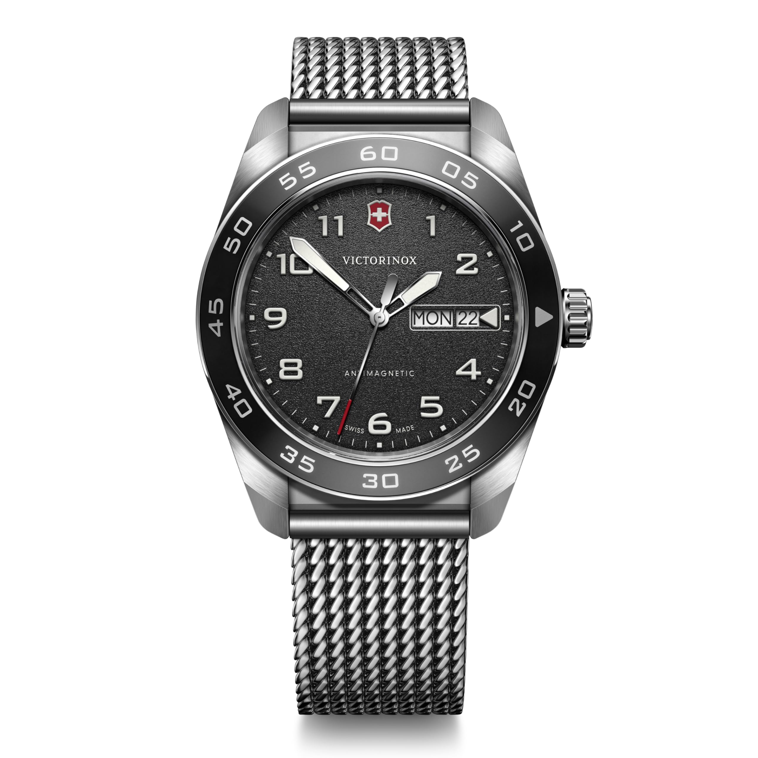 VICTORINOX SWISS ARMY Аналогові Кварцові Чорний Сітчастий Браслет Корпус з Нержавіючої Сталі Змінне Назва Бренда Чорний 242043 Чоловічий Годинник, Водонепроникний, Механізм, Циферблат,
VICTORINOX SWISS ARMY Аналогові Кварцові Чорний Сітчастий Браслет Корпус з Нержавіючої Сталі Змінне Назва Бренда Чорний 242043 Чоловічий Годинник, Водонепроникний, Механізм, Циферблат,