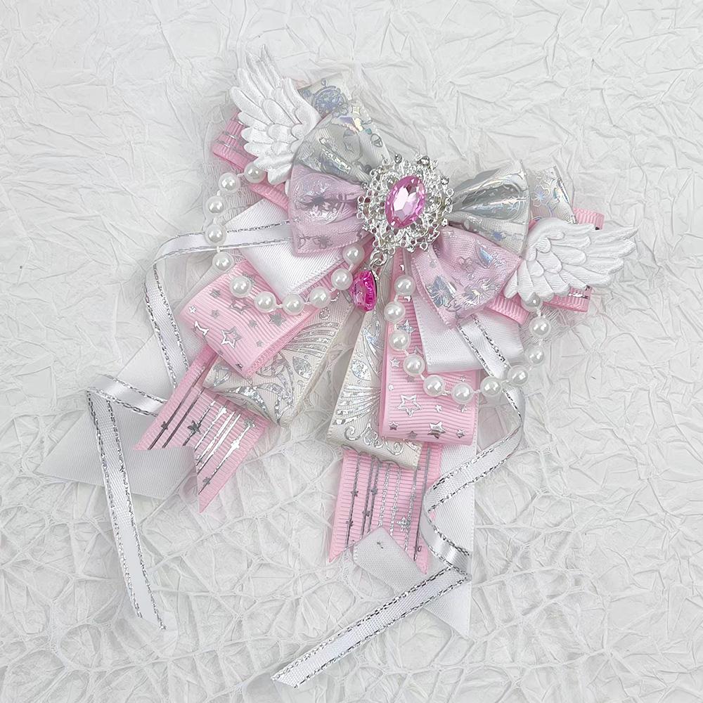Anime Itabag Bow Pendant Versatile Ribbon Brooch Pin Messenger Bag DIY Lolita Angel Wing Itabag Jewelry Decoration Friend Gifts рожевий
Anime Itabag Bow Pendant Versatile Ribbon Brooch Pin Messenger Bag DIY Lolita Angel Wing Itabag Jewelry Decoration Friend Gifts рожевий