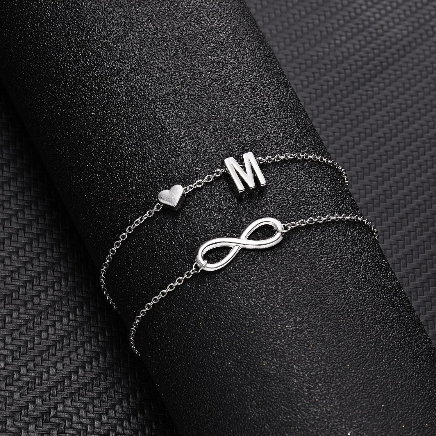 A-Z Letter Initial Anklet For Women Silver Color Initial Heart Anklet Bracelet Leg Chain Beach Party Travel Foot Jewelry
A-Z Letter Initial Anklet For Women Silver Color Initial Heart Anklet Bracelet Leg Chain Beach Party Travel Foot Jewelry