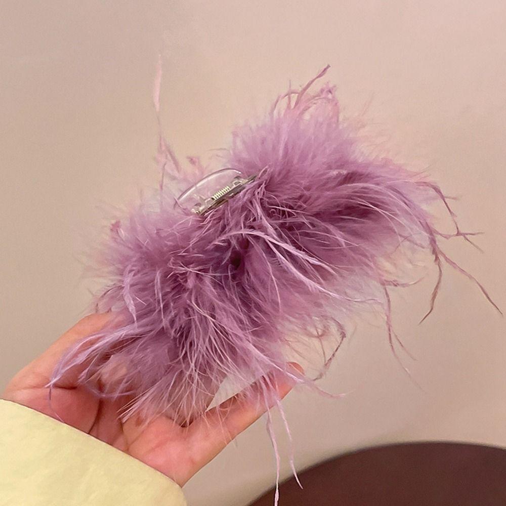 Plush For Girls Women Hair Clips Korean Hair Accessories Feather Hair Claw Feather Hairpins фіолетовий
Plush For Girls Women Hair Clips Korean Hair Accessories Feather Hair Claw Feather Hairpins фіолетовий