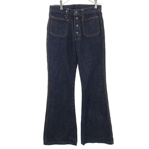 BLUE WAY Boot cut denim pants w28 Button fly jeans Women Used
BLUE WAY Boot cut denim pants w28 Button fly jeans Women Used