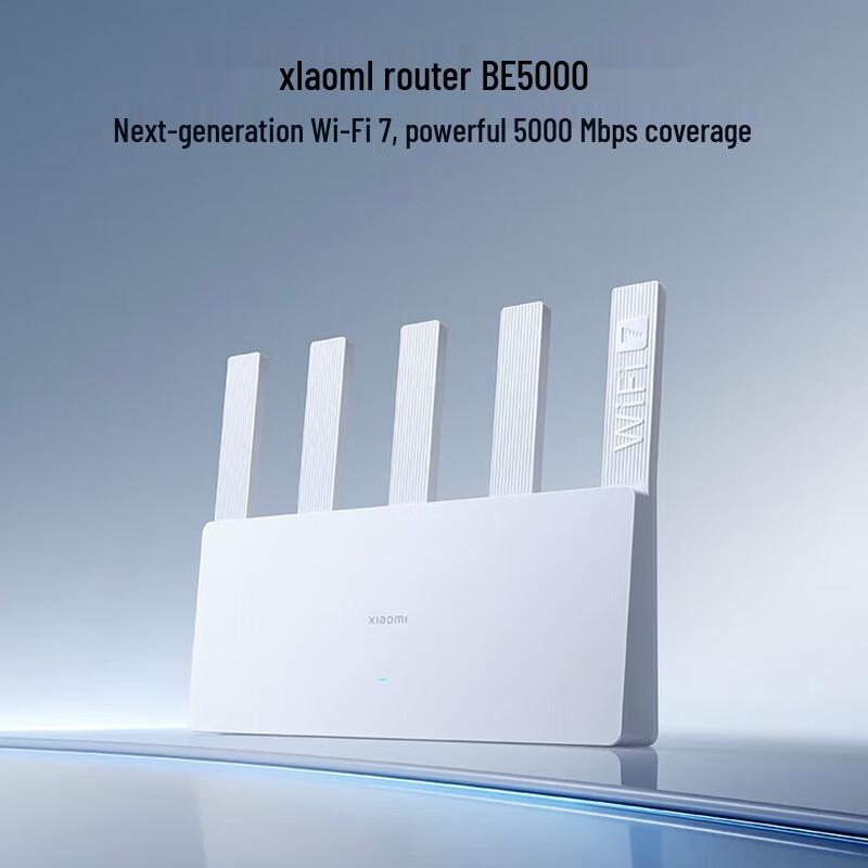 Xiaomi Router BE5000 Wi-Fi 7 5000Mbps
Xiaomi Router BE5000 Wi-Fi 7 5000Mbps