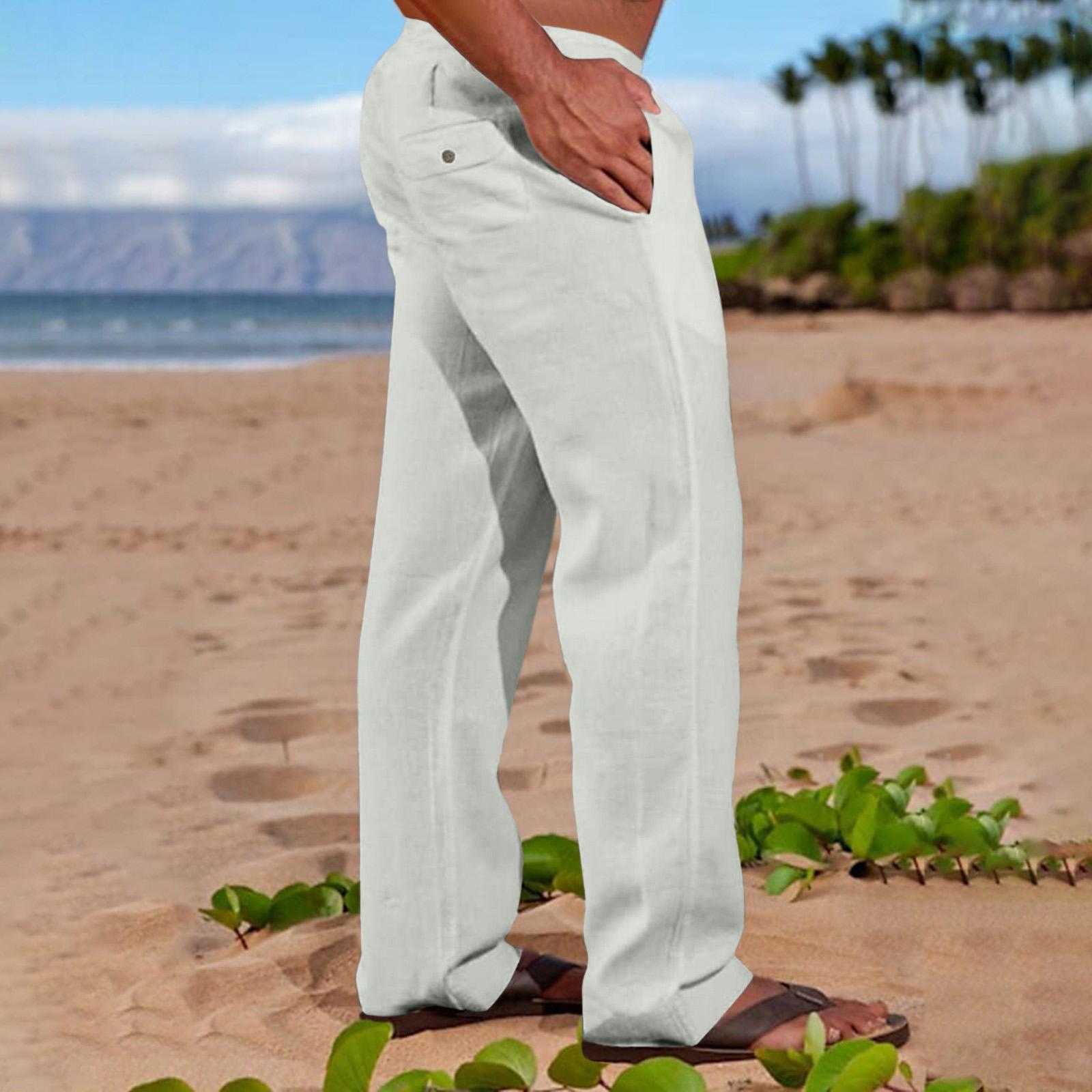 Men s Fashion Casual Cotton Hemp Drawstring Color Beach Trousers Pants XXXXL
Men s Fashion Casual Cotton Hemp Drawstring Color Beach Trousers Pants XXXXL