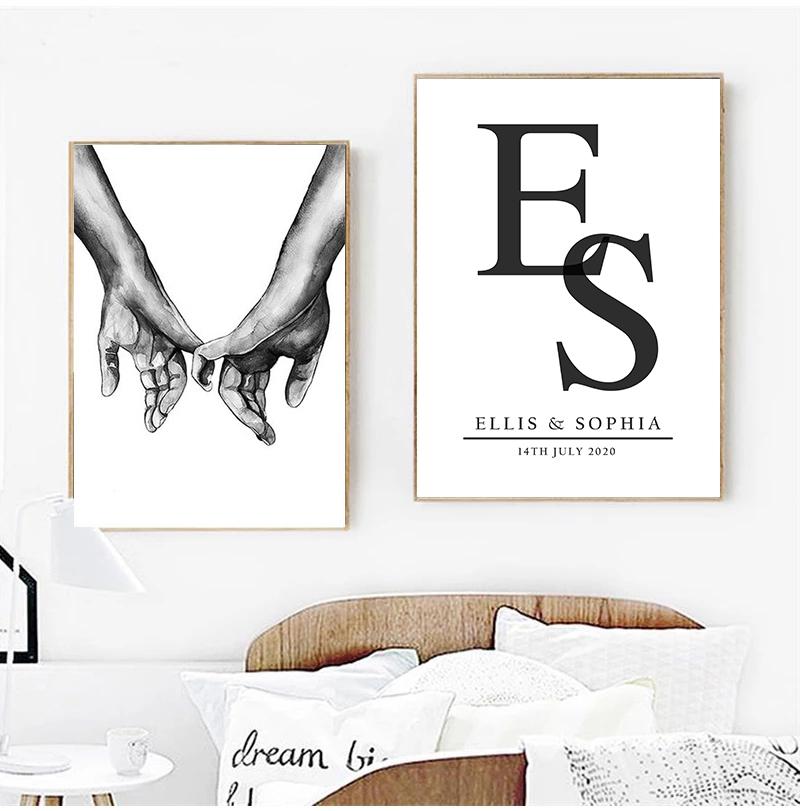 Имя на заказ, семейный плакат, персонализированный подарок на день свадьбы, настенное искусство, семейный юбилей, холст, картина, украшение, домашняя картина, искусство 
Имя на заказ, семейный плакат, персонализированный подарок на день свадьбы, настенное искусство, семейный юбилей, холст, картина, украшение, домашняя картина, искусство