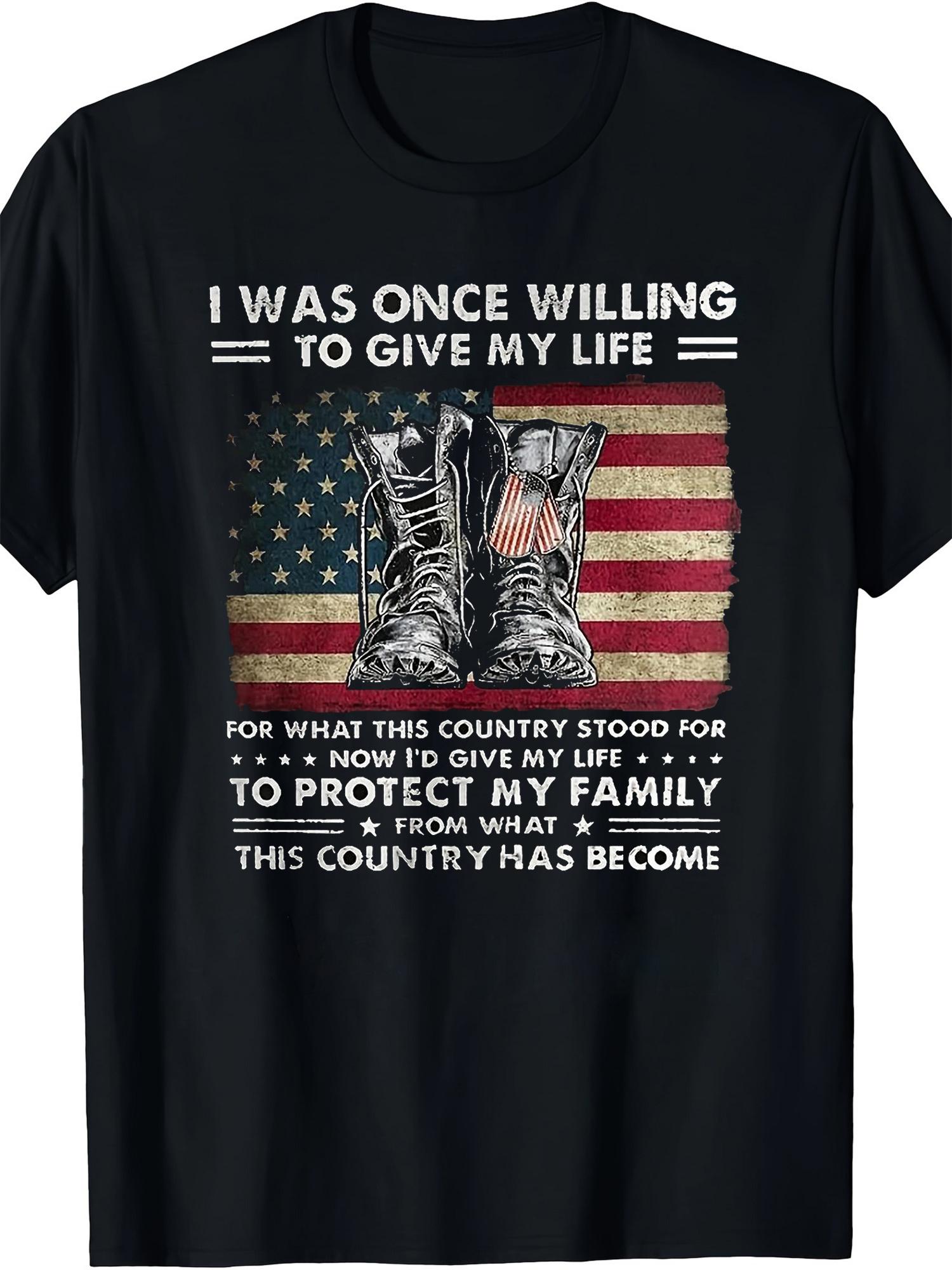 Patriotic Military Graphic American Flag Combat Boots pattern design 100 cotton short Oneck printed mens Tshirt S
Patriotic Military Graphic American Flag Combat Boots pattern design 100 cotton short Oneck printed mens Tshirt S