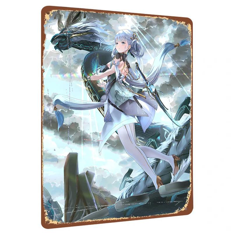 Anime Style Girl with Dragon Custom Metal Wall Art Decorative Painting for Home Office Decoration 20x30cm(7.8x11.8inch)
Anime Style Girl with Dragon Custom Metal Wall Art Decorative Painting for Home Office Decoration 20x30cm(7.8x11.8inch)
