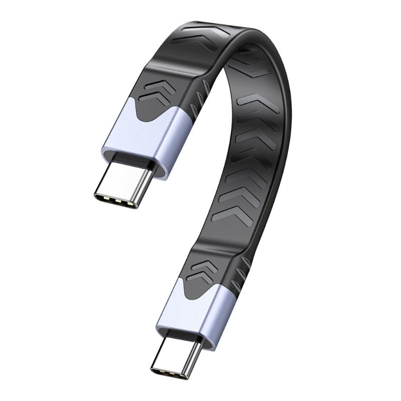USB5 Data Cable PD240W Fast Charging Line for 16K 60hz Video and 80Gbps Fast Speed Data Transfer 13cm USB Cord серый/синий
USB5 Data Cable PD240W Fast Charging Line for 16K 60hz Video and 80Gbps Fast Speed Data Transfer 13cm USB Cord серый/синий