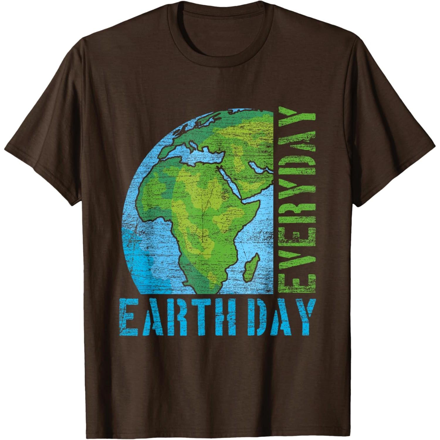 Everyday Earth Day Graphic Tee Distressed Print Casual Short Sleeve T-Shirt for Unisex 4XL
Everyday Earth Day Graphic Tee Distressed Print Casual Short Sleeve T-Shirt for Unisex 4XL