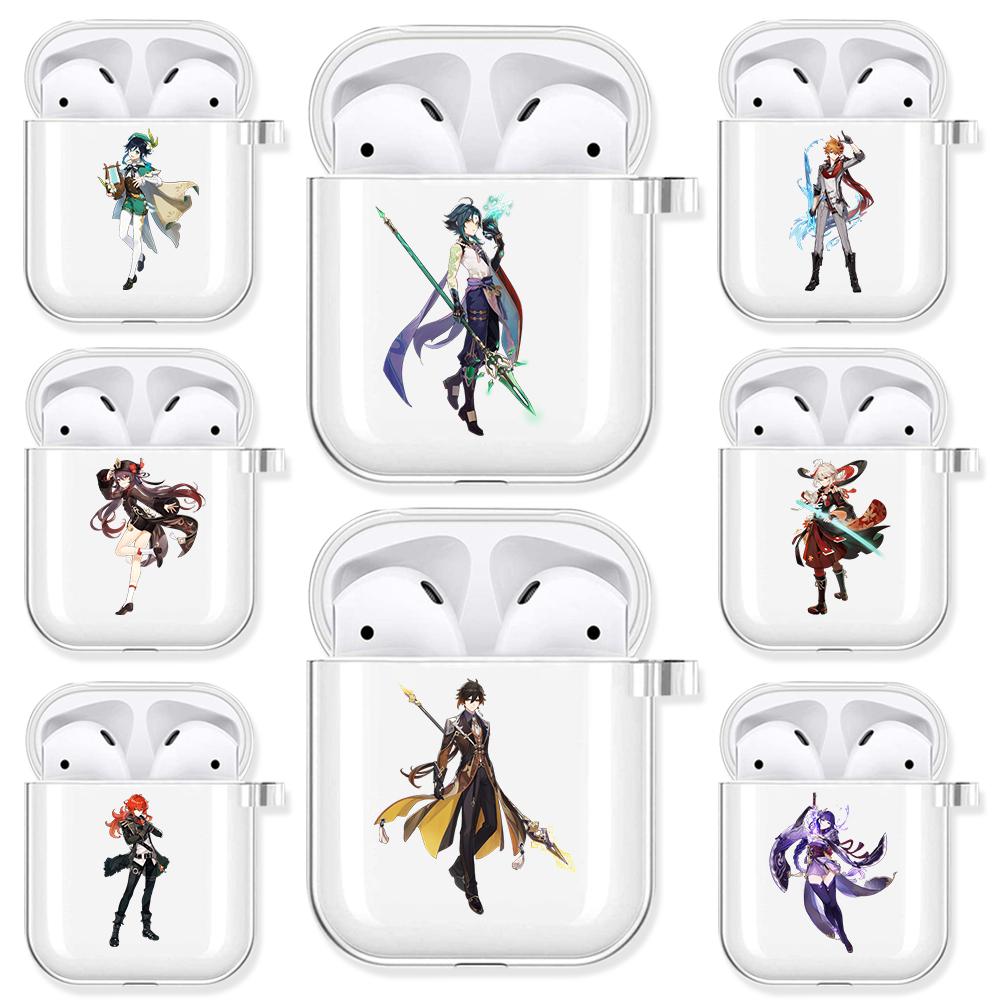 Прозрачный чехол с персонажами Genshin Impact для Airpods Pro 2 1 3 Pro, чехол Zhongli Hutao Xiao, мягкие чехлы для наушников из ТПУ
Прозрачный чехол с персонажами Genshin Impact для Airpods Pro 2 1 3 Pro, чехол Zhongli Hutao Xiao, мягкие чехлы для наушников из ТПУ