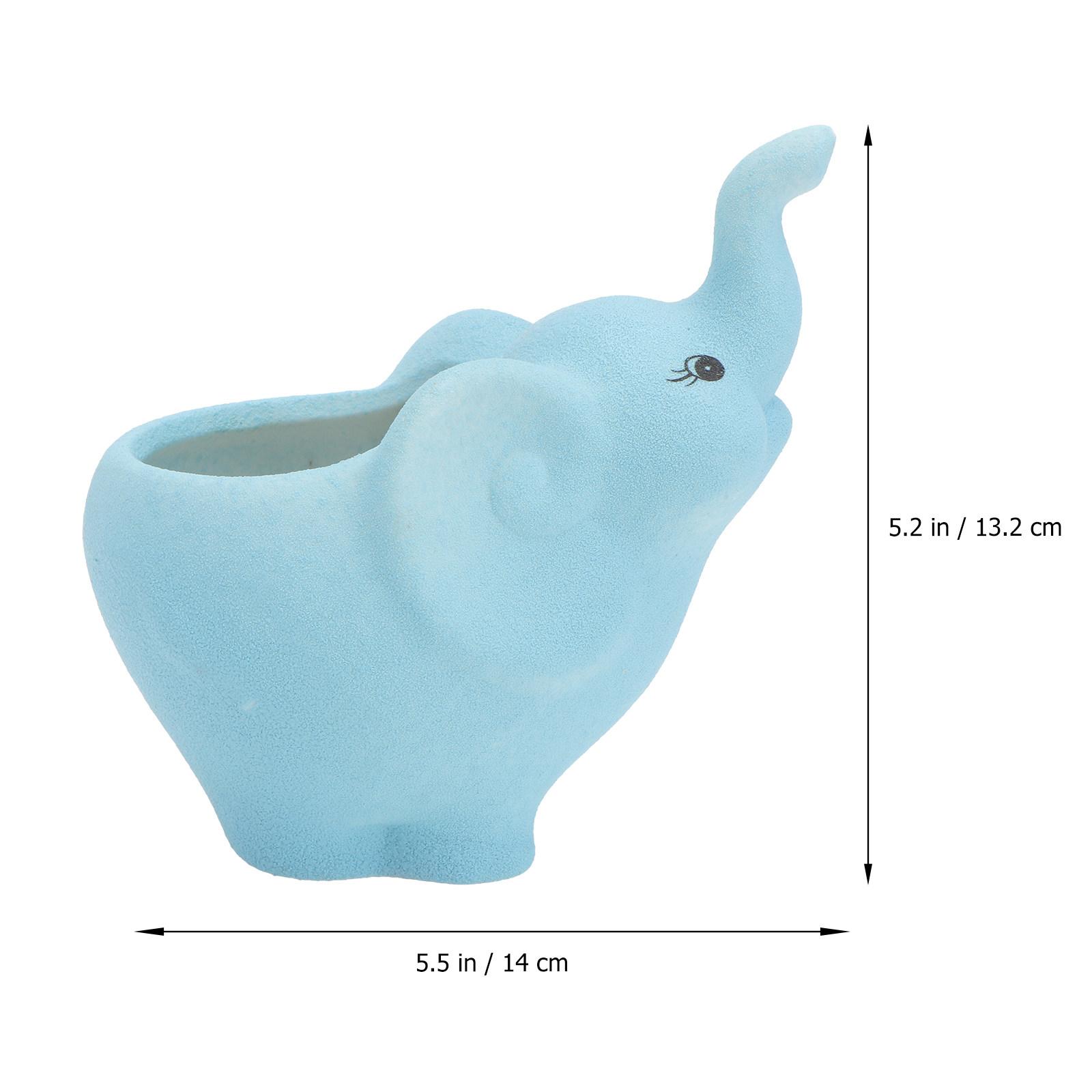 1Pcs Ceramic Elephant Flowerpot Succulent Planter Pot Decorative Flower Implement for Indoor Outdoor Decoration Creative Animal синий
1Pcs Ceramic Elephant Flowerpot Succulent Planter Pot Decorative Flower Implement for Indoor Outdoor Decoration Creative Animal синий