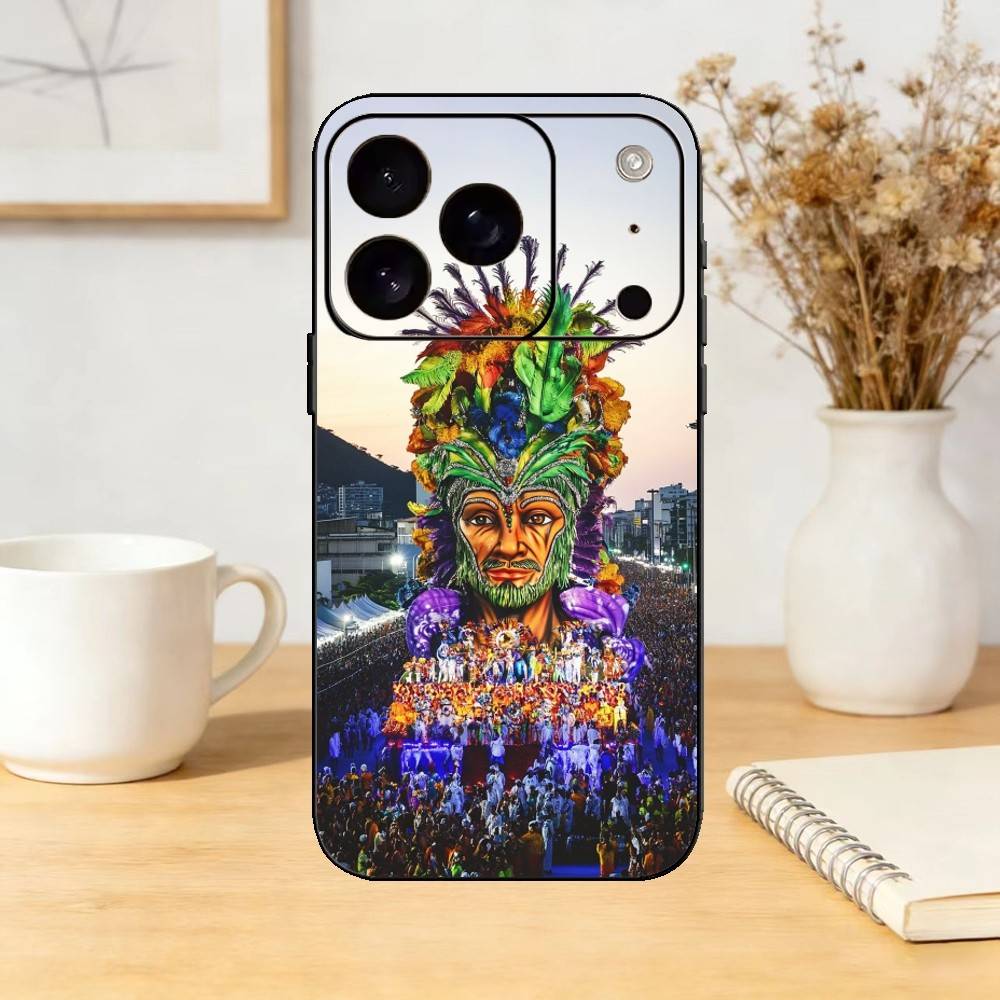 The Brazil Carnival Samba Dance Rio Phone Case For iPhone 17,16,15,14,13,12,11 Plus,Pro,Max,Mini Silicone black Soft Cover iPhone16e
The Brazil Carnival Samba Dance Rio Phone Case For iPhone 17,16,15,14,13,12,11 Plus,Pro,Max,Mini Silicone black Soft Cover iPhone16e