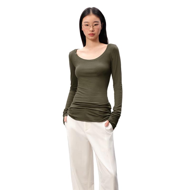 GREEN BELT Slim Fit U-Neck Long Sleeve T-Shirt L
GREEN BELT Slim Fit U-Neck Long Sleeve T-Shirt L