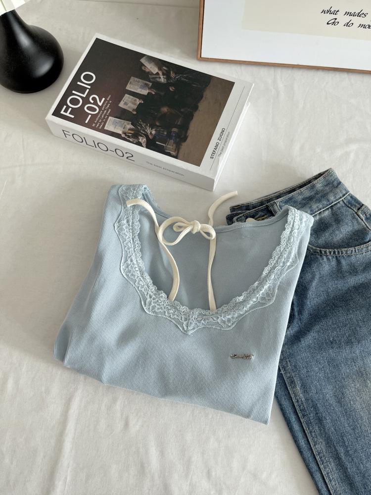 Pure Desire Sweet & Spicy Two-Piece Lace-Up Halter Neck Short Sleeve T-Shirt 7028 One Size светло-синий
Pure Desire Sweet & Spicy Two-Piece Lace-Up Halter Neck Short Sleeve T-Shirt 7028 One Size светло-синий