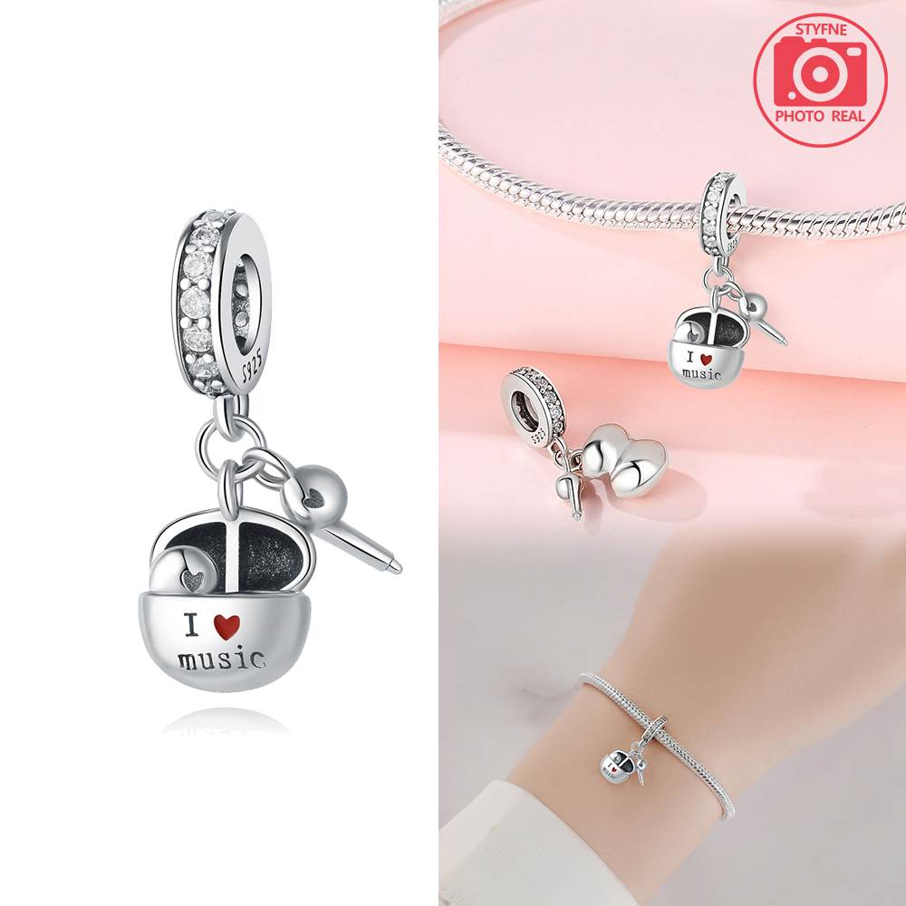 Charm Bead Components Plata Copper Metal Colors Bluetooth Headset Pendant Bead Component Compatible With Authentic Original Bracelet High Quality
Charm Bead Components Plata Copper Metal Colors Bluetooth Headset Pendant Bead Component Compatible With Authentic Original Bracelet High Quality