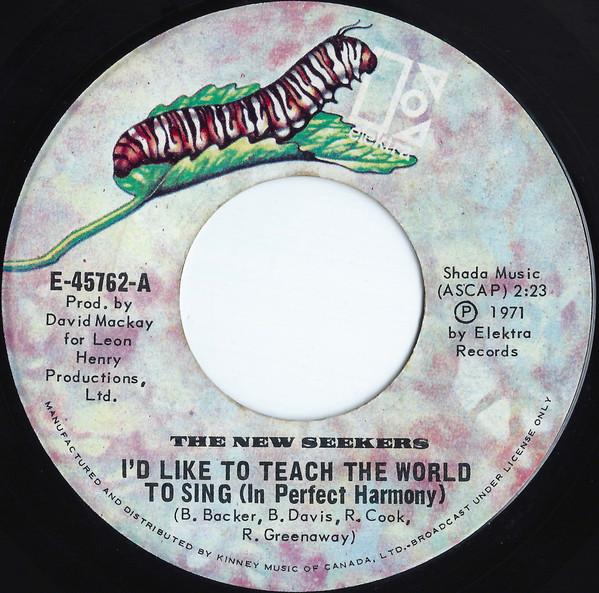 7inch Record NEW SEEKERS NEW SEEKERS PETER DO Id Like To Teach The World To Sing E45762 Elektra 1972 Canada Pop Used
7inch Record NEW SEEKERS NEW SEEKERS PETER DO Id Like To Teach The World To Sing E45762 Elektra 1972 Canada Pop Used