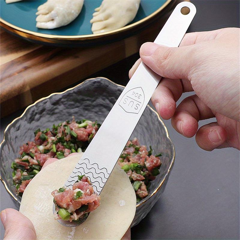 1PC 304 Stainless Steel Wonton Stuffed Spoon, Butter and Cheese Spreader, Baking Tools, Kitchen Gadgets, Kitchen Supplies
1PC 304 Stainless Steel Wonton Stuffed Spoon, Butter and Cheese Spreader, Baking Tools, Kitchen Gadgets, Kitchen Supplies