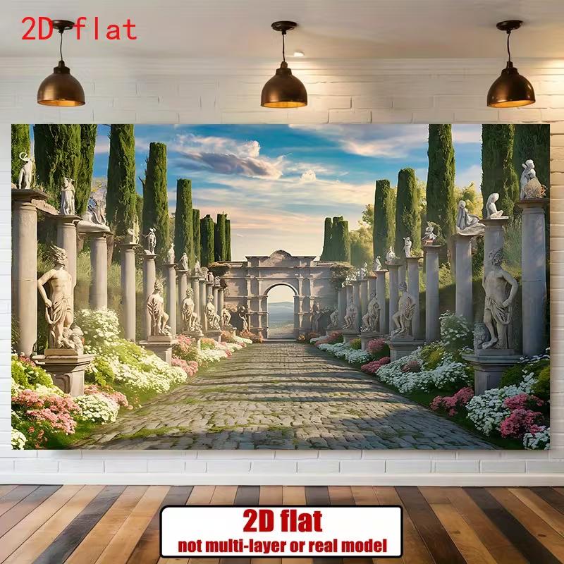 2D Roman Villa Garden Photography Background Cloth for Historical & Elegant Occasions 47.2x31.5inch/120*80cm
2D Roman Villa Garden Photography Background Cloth for Historical & Elegant Occasions 47.2x31.5inch/120*80cm