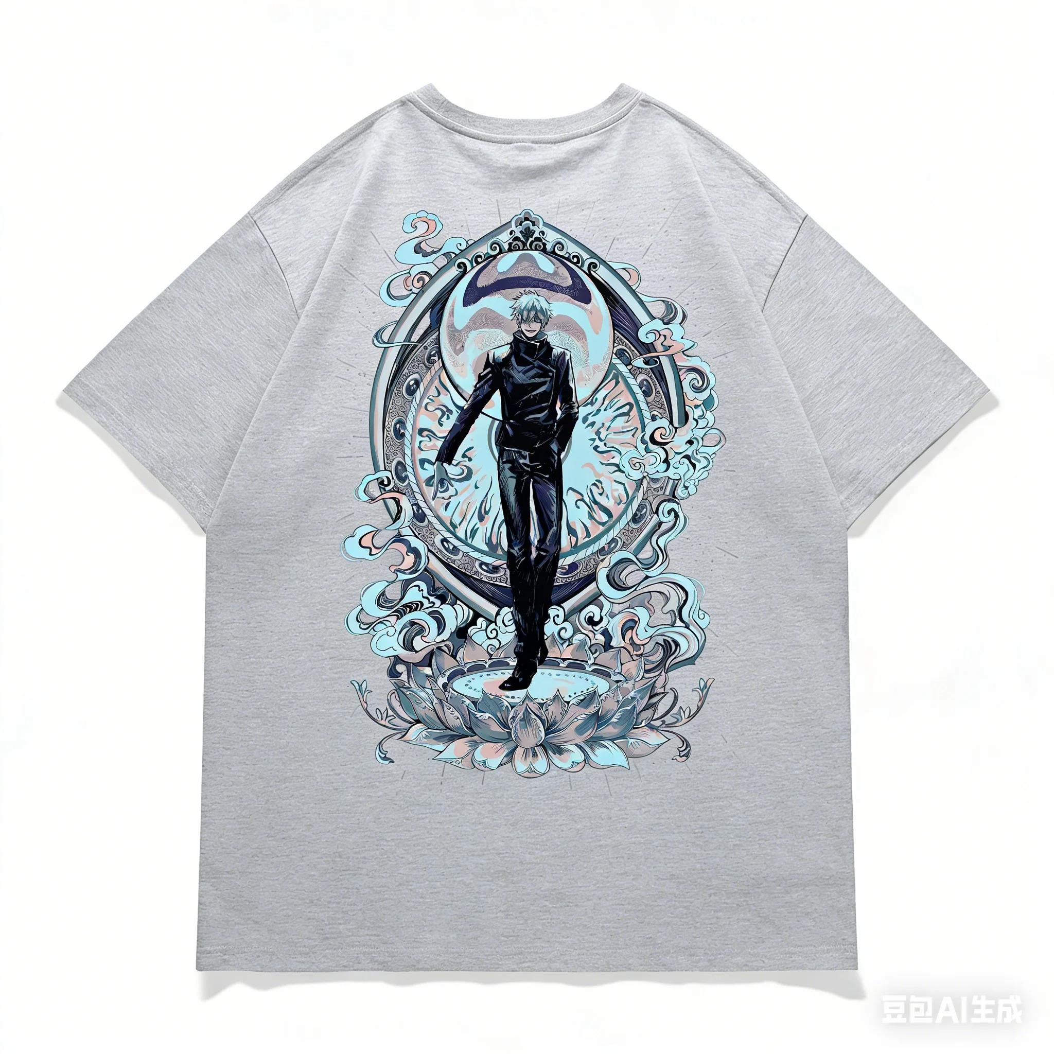 Jujutsu Kaisen Gojo Satoru Tattoo Style Print White Graphic Oversized Streetwear Pop Rock Concert Fan T-Shirt XXXL
Jujutsu Kaisen Gojo Satoru Tattoo Style Print White Graphic Oversized Streetwear Pop Rock Concert Fan T-Shirt XXXL