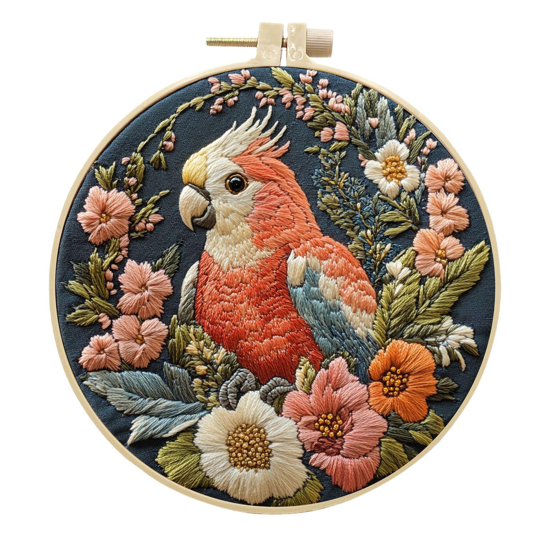 1 шт. Набор для вышивания «Попугай и цветы», сделай сам, тканевый набор для рукоделия 15cm
1 шт. Набор для вышивания «Попугай и цветы», сделай сам, тканевый набор для рукоделия 15cm