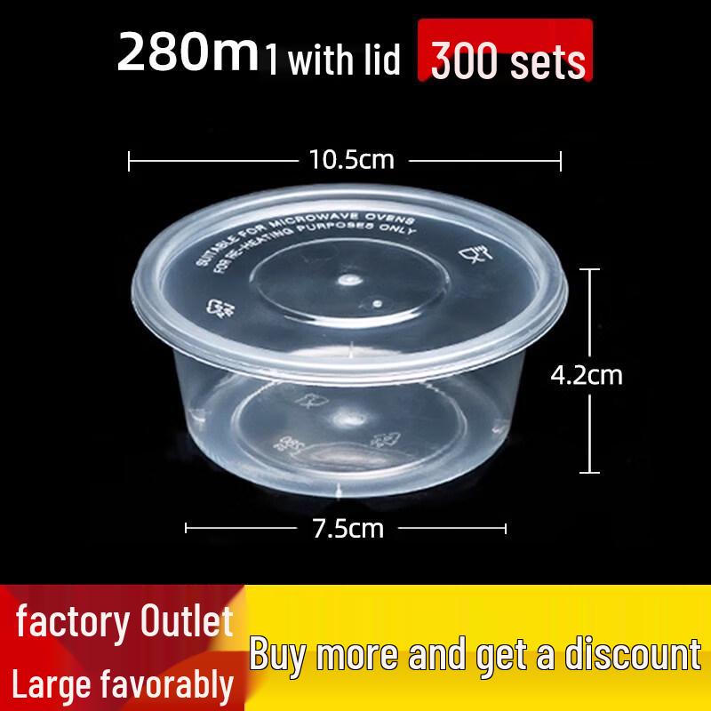 Disposable Round Plastic Food Container with Lid
Disposable Round Plastic Food Container with Lid