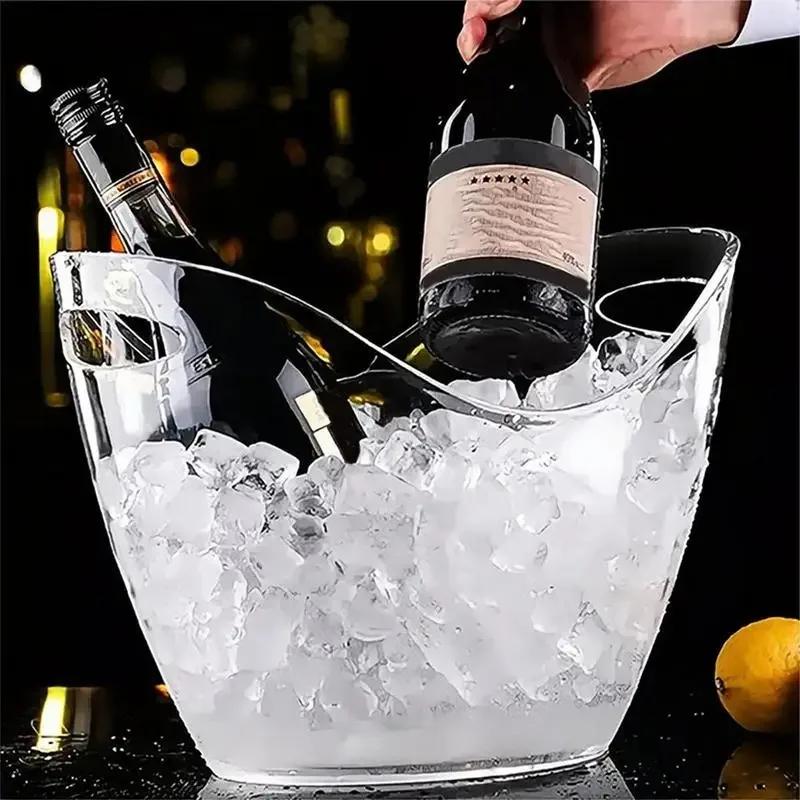 4l Clear Ice Bucket Beverage Tub With Handle Large Capacity Wine Champagne Beer Chiller Bar Supplies For Home Party And Outdoor Cooling прозрачный
4l Clear Ice Bucket Beverage Tub With Handle Large Capacity Wine Champagne Beer Chiller Bar Supplies For Home Party And Outdoor Cooling прозрачный