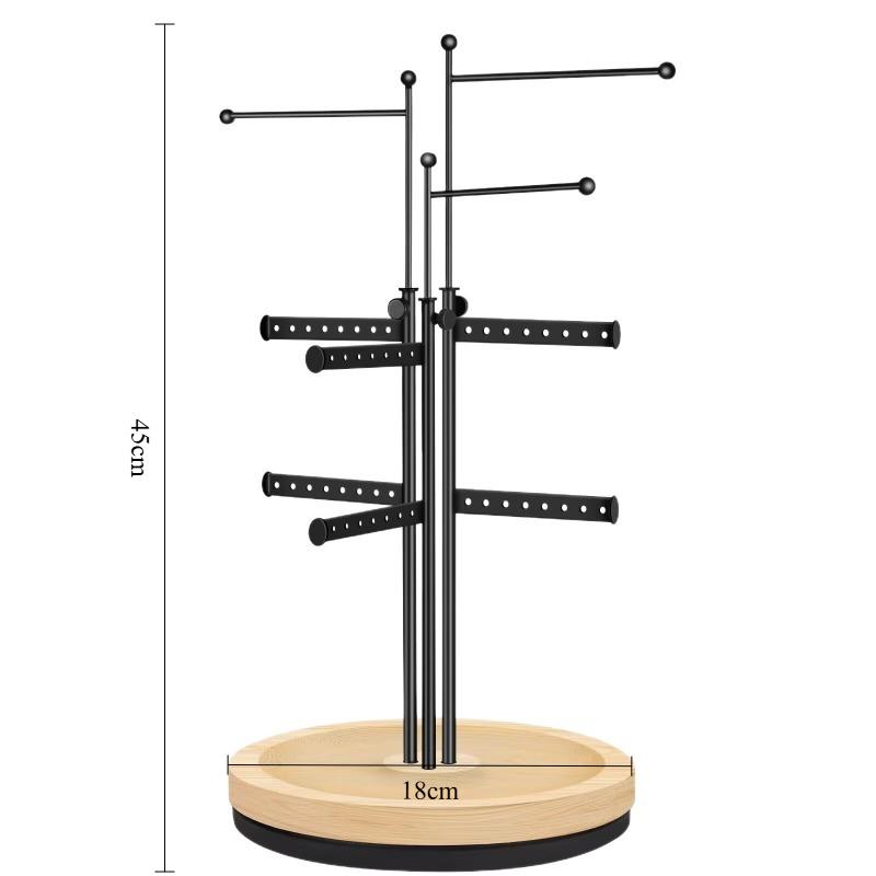 Rotating Jewelry Display Rack Earrings Necklace Showcase Stand Desktop Trinket Organizer Holder Jewellery Bracelet Storage Shelf чёрный
Rotating Jewelry Display Rack Earrings Necklace Showcase Stand Desktop Trinket Organizer Holder Jewellery Bracelet Storage Shelf чёрный