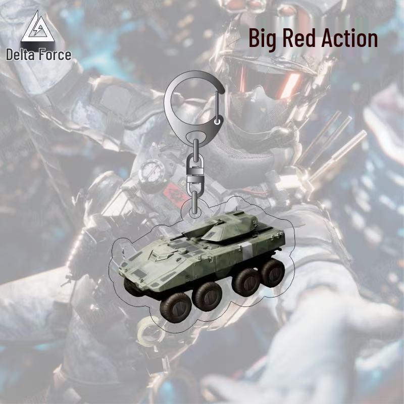 Delta Acrylic Big Red Keychain Pendant - High Return Gift for Friends
Delta Acrylic Big Red Keychain Pendant - High Return Gift for Friends