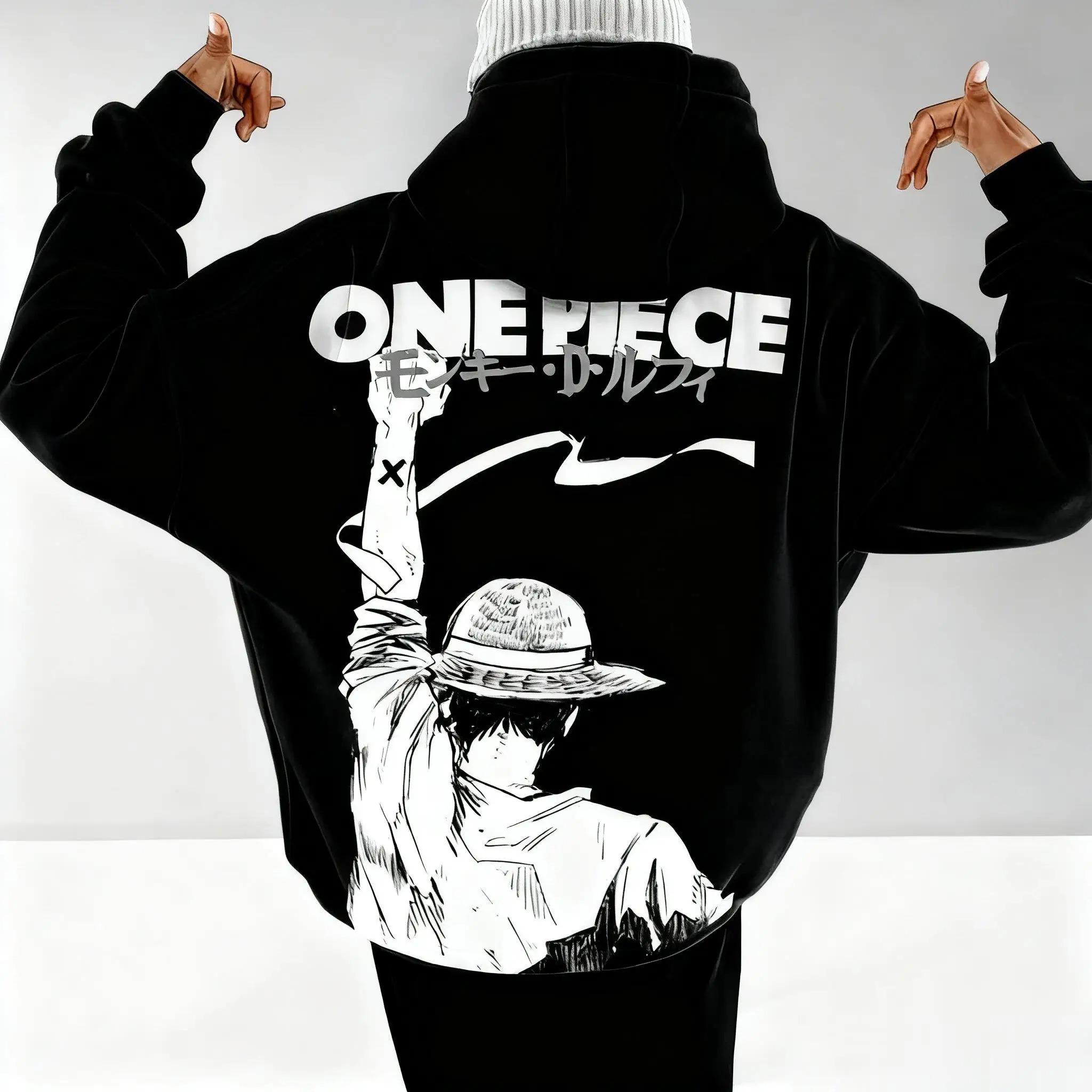 Худи из аниме One Piece Мужское Женское Свитшот с принтом Луффи Оверсайз Повседневная Уличная одежда Y2k Осенняя Мода Унисекс 4XL
Худи из аниме One Piece Мужское Женское Свитшот с принтом Луффи Оверсайз Повседневная Уличная одежда Y2k Осенняя Мода Унисекс 4XL
