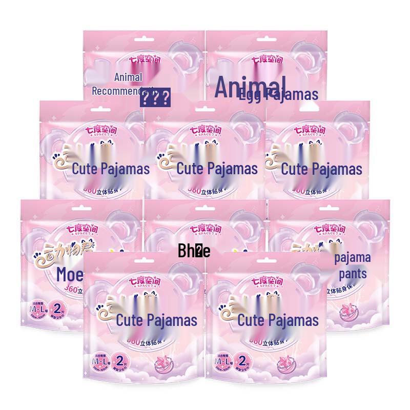 Qidukongjian Ультратонкие ночные гигиенические трусы с дизайном животных
Qidukongjian Ультратонкие ночные гигиенические трусы с дизайном животных