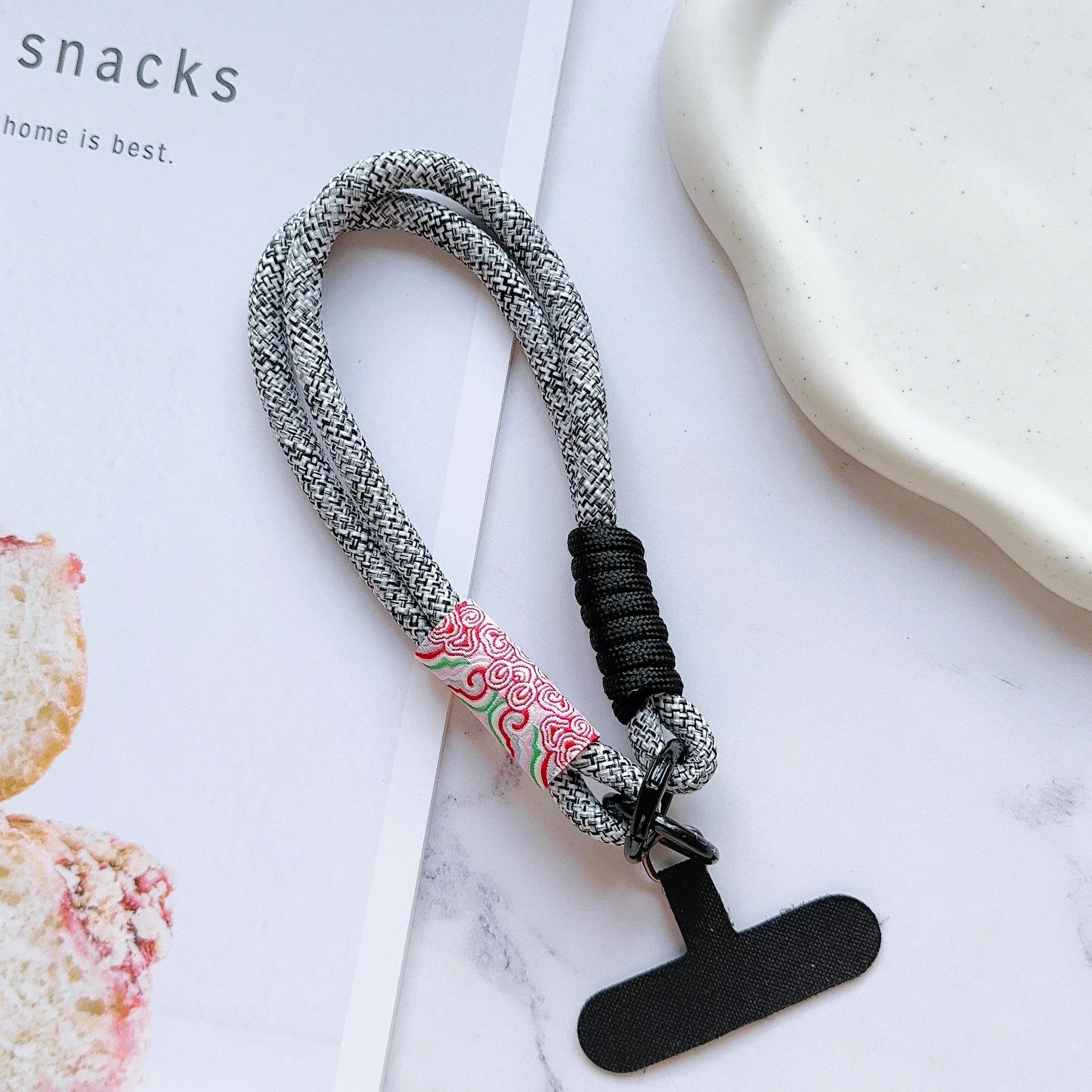 Universal Lanyard Mobile Phone Lanyard Wrist Strap Short Rope Hand Strap Hand Rope Decorative Handwoven for all Phone Case чорний
Universal Lanyard Mobile Phone Lanyard Wrist Strap Short Rope Hand Strap Hand Rope Decorative Handwoven for all Phone Case чорний
