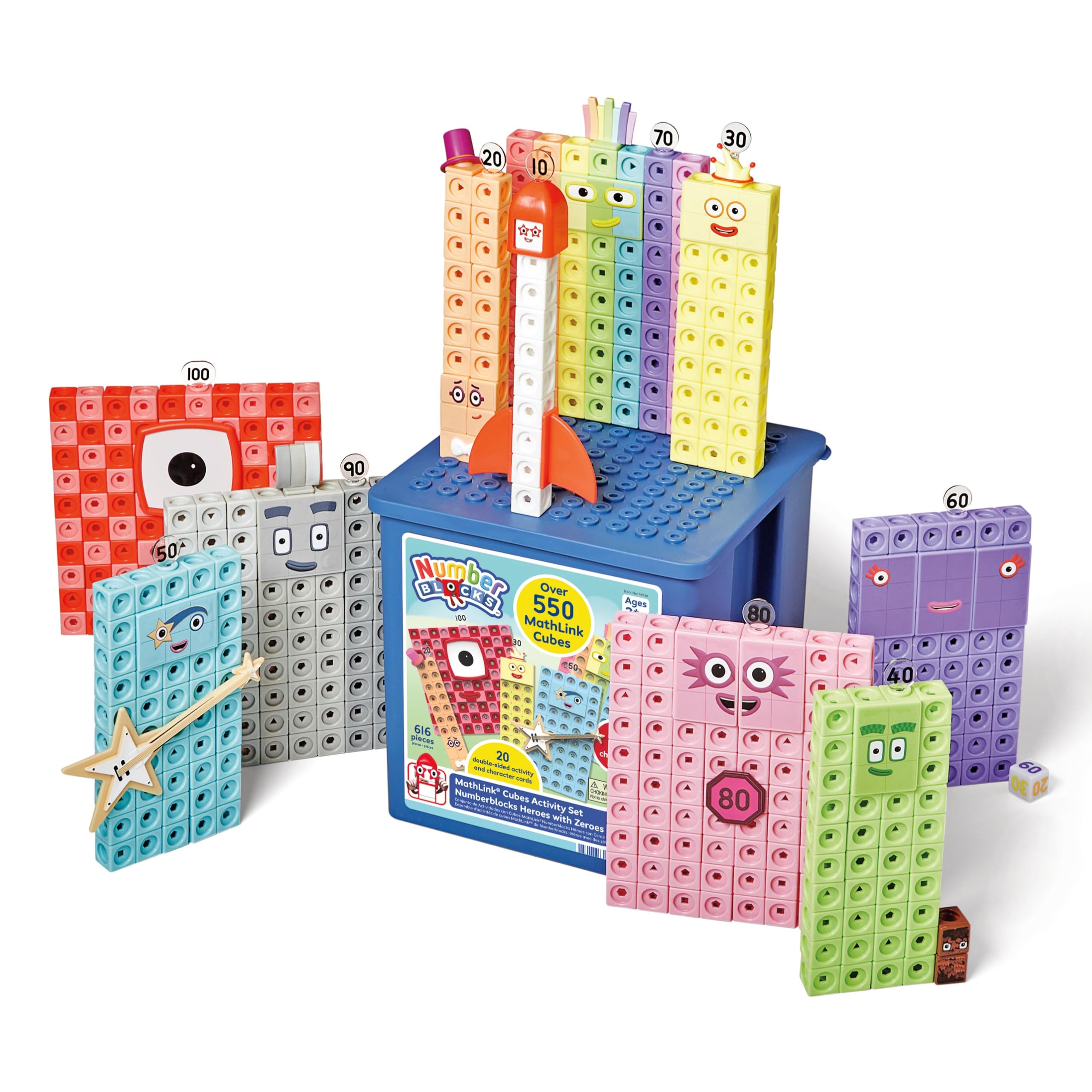 Кубики MathLink Numberblocks Герои с Нулем Набор Активностей Математическая Игрушка с Японским Веб-Гайдом Возраст 96930 (552 кубика) - - 3+ - (Подлинный продукт)
Кубики MathLink Numberblocks Герои с Нулем Набор Активностей Математическая Игрушка с Японским Веб-Гайдом Возраст 96930 (552 кубика) - - 3+ - (Подлинный продукт)
