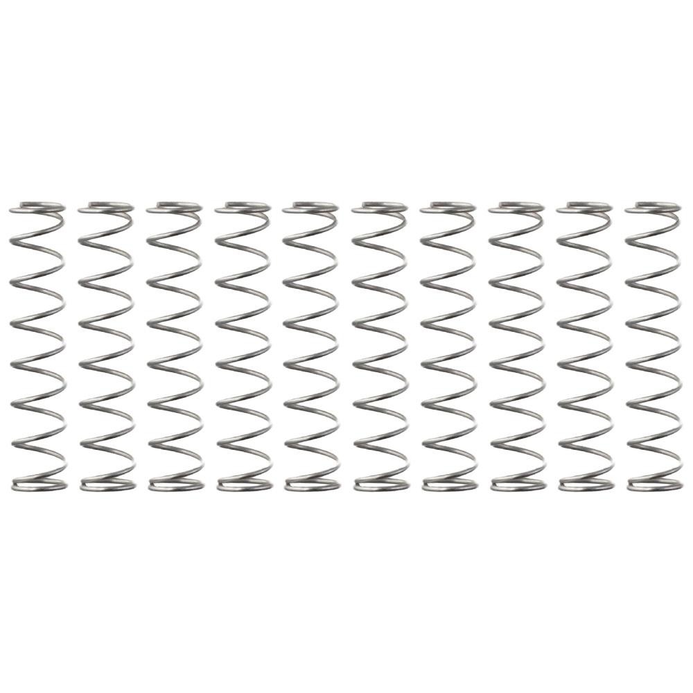 10Pcs 0.6x6x30mm Compression Spring Silver Spring Steel Coil Return Spring Shop and Home Repairs
10Pcs 0.6x6x30mm Compression Spring Silver Spring Steel Coil Return Spring Shop and Home Repairs