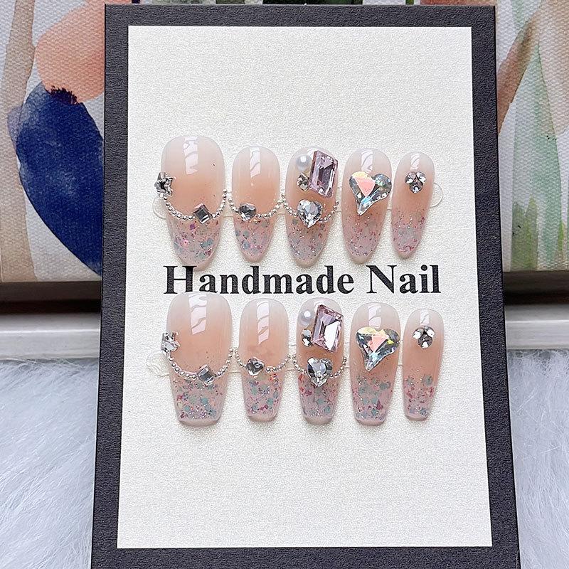 Sweet Wish Pure Hand Wearing Nail Cat s Eye French powder blusher Artificial Nail Enhancement Patch Finished Product
Sweet Wish Pure Hand Wearing Nail Cat s Eye French powder blusher Artificial Nail Enhancement Patch Finished Product