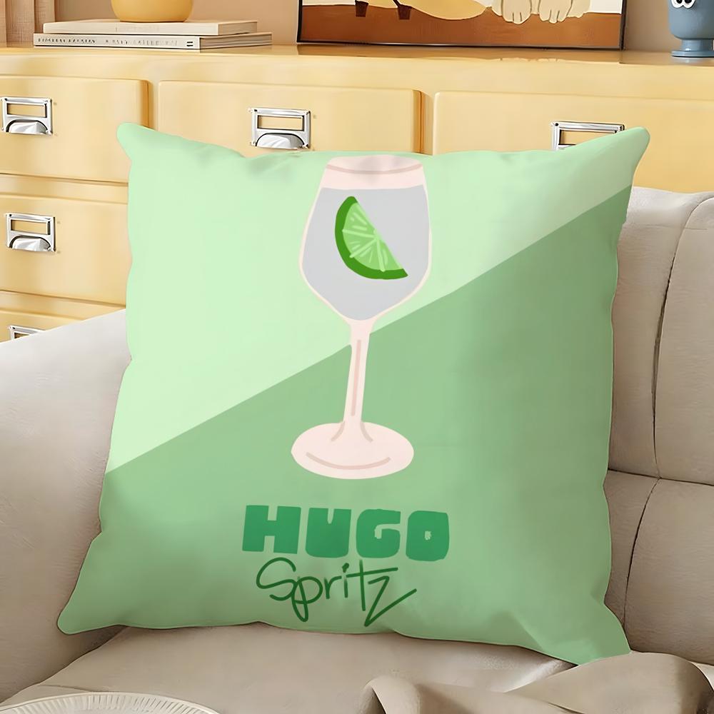 Hugo Spritz Cocktail Cushion Cover Soft Durable Reversible Pillow Cover Home Car MultiScene Daily Comfort Pillowcase 30X30cm
Hugo Spritz Cocktail Cushion Cover Soft Durable Reversible Pillow Cover Home Car MultiScene Daily Comfort Pillowcase 30X30cm