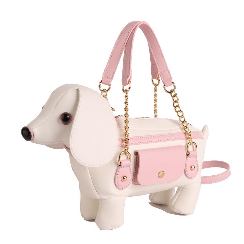 Fashionable and Creative Cute Sausage Dog Handbag Lightweight and Large Capacity Soft Leather Single Shoulder Crossbody Bag 28x7x18cm
Fashionable and Creative Cute Sausage Dog Handbag Lightweight and Large Capacity Soft Leather Single Shoulder Crossbody Bag 28x7x18cm