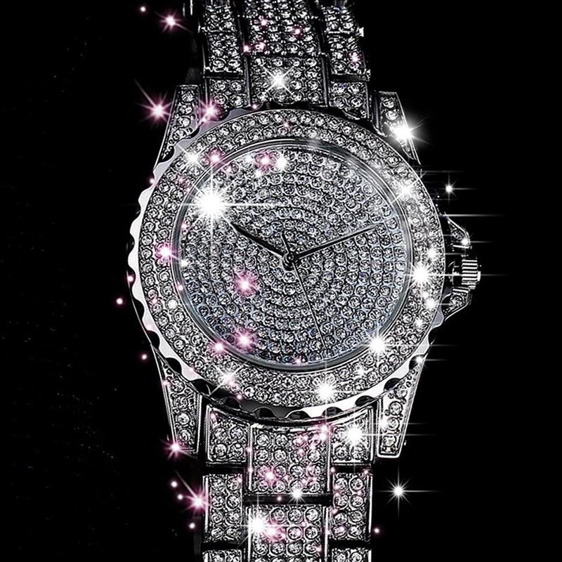 Женщины Часы Мода Bling Повседневные Дамы Женские Кварцевые Часы Хрустальный бриллиант для женщин Часы
Женщины Часы Мода Bling Повседневные Дамы Женские Кварцевые Часы Хрустальный бриллиант для женщин Часы