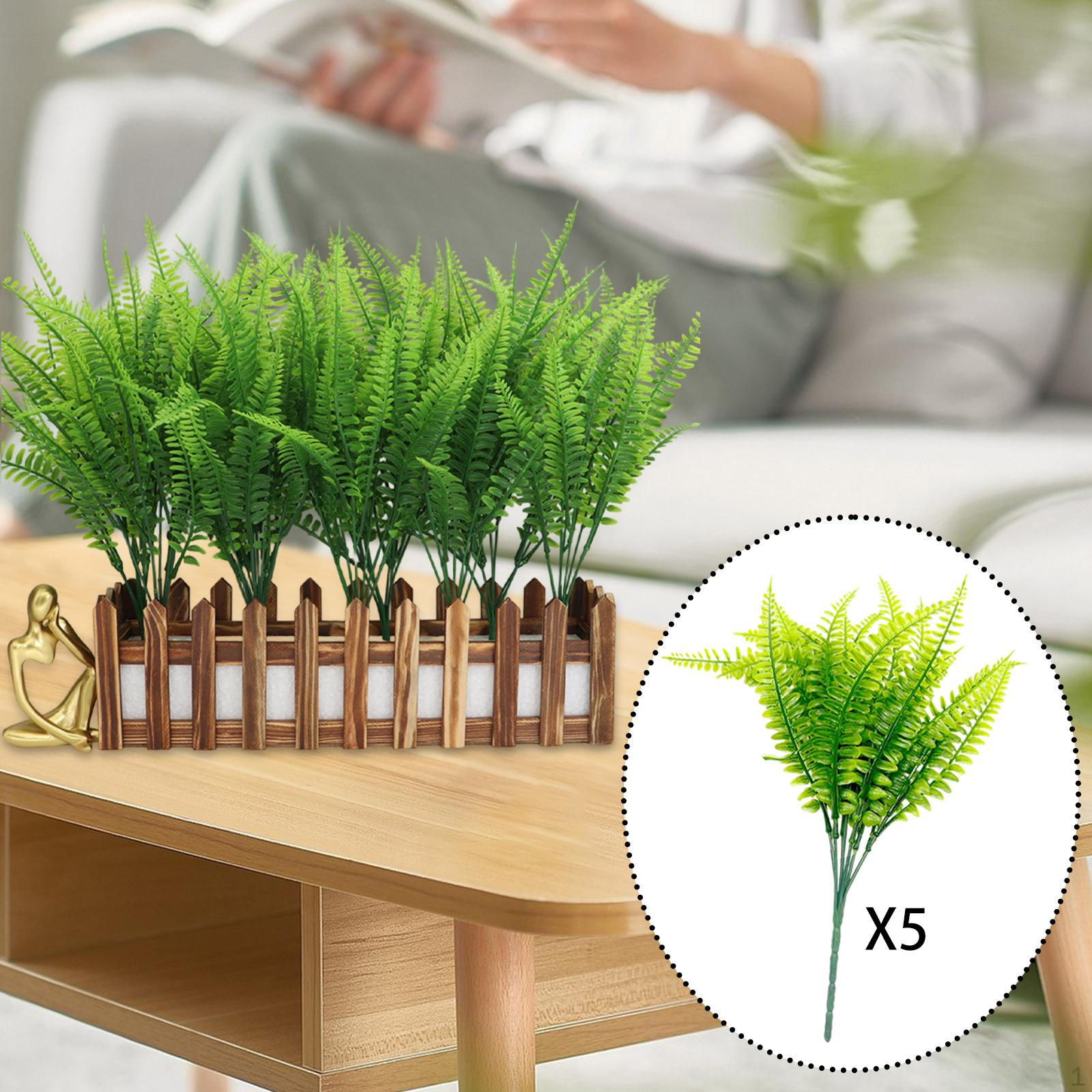 12 Inches Green Faux Fern Plants Home Decoration Lightweight Accessories for Indoor Potted 5 Pieces
12 Inches Green Faux Fern Plants Home Decoration Lightweight Accessories for Indoor Potted 5 Pieces