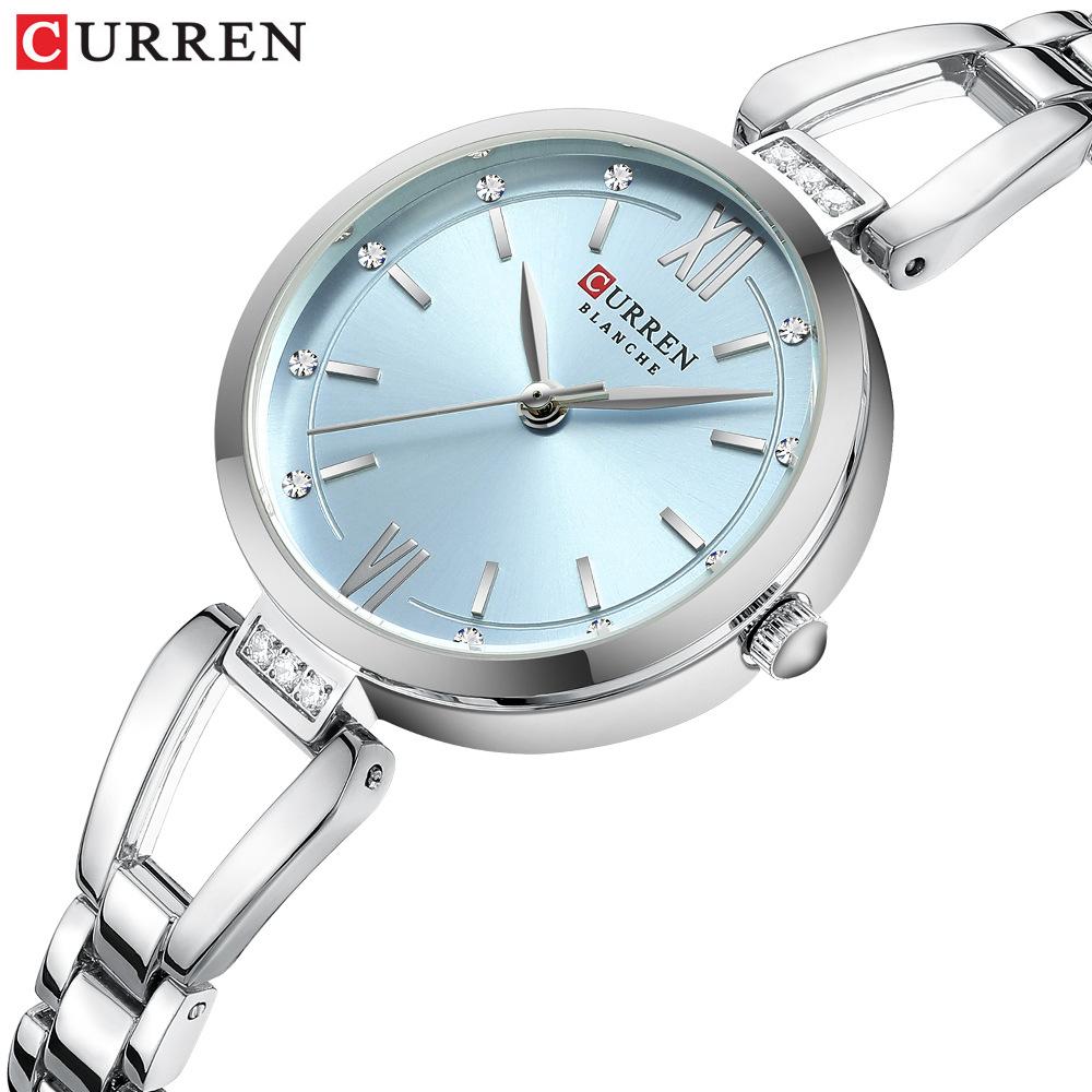 CURREN-Fashion Diamond Studded Bracelet Watch Ladies Steel Strip Waterproof Quartz Watch зелений/золотий
CURREN-Fashion Diamond Studded Bracelet Watch Ladies Steel Strip Waterproof Quartz Watch зелений/золотий