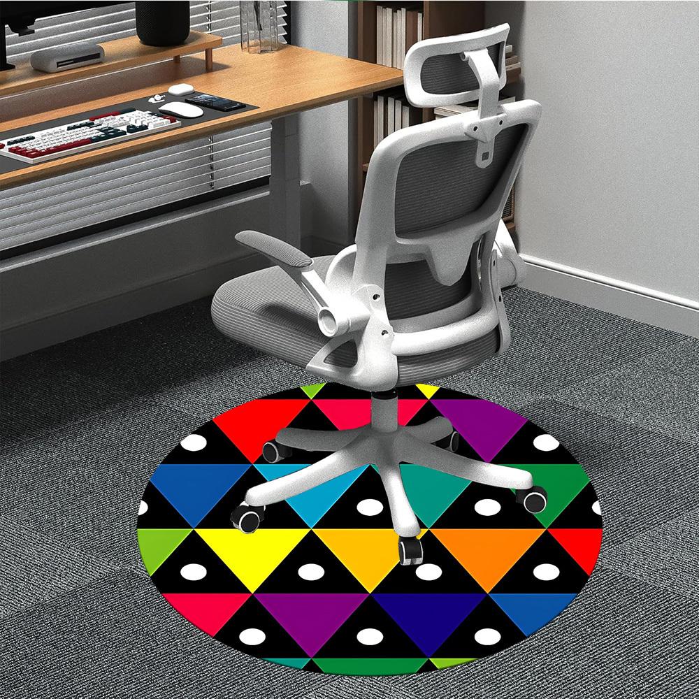 1pc Colorful Pattern Chair Carpet for Office, Non-slip, Soft and Durable Office Rug for Interior Decoration, Perfect for Office yy260313032 80cm by 80cm
1pc Colorful Pattern Chair Carpet for Office, Non-slip, Soft and Durable Office Rug for Interior Decoration, Perfect for Office yy260313032 80cm by 80cm
